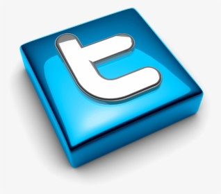 Follow Us On Twitter - Facebook Png 3d, Transparent Png, Free Download