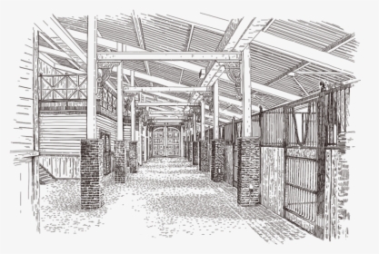 Stable - Stable Sketch - Sketch, HD Png Download, Free Download