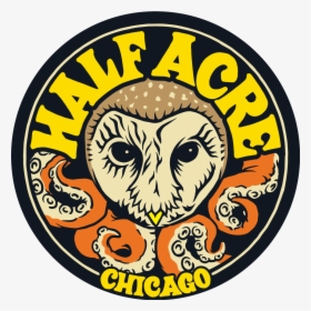 Habc Owlhead Simplified V2 - Half Acre Brewery Logo, HD Png Download, Free Download