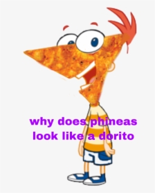 #freetoedit Why Does Phineas Look Like A Dorito - Pregnant Cursed Phineas And Ferb, HD Png Download, Free Download