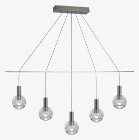 Mio 5 Light Bar Adjustable Pendant - Chandelier, HD Png Download, Free Download