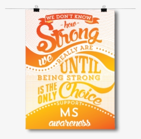 Ms Multiple Sclerosis Awareness - Christmas Card, HD Png Download, Free Download