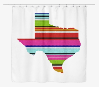 Beautiful Serape Print In The Shape Of Texas - Window Valance, HD Png Download, Free Download