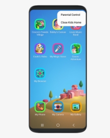 Simulated Image Of The Kids Home Screen Showing That - Samsung Kids Home Screen, HD Png Download, Free Download