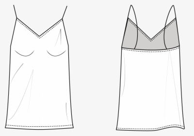 Camisole Free Sewing Pattern, Transitional Pattern, - Silk Camisole Pattern Free, HD Png Download, Free Download