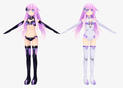 Nepgear Purple Sister - Nepgear Mmd, HD Png Download, Free Download