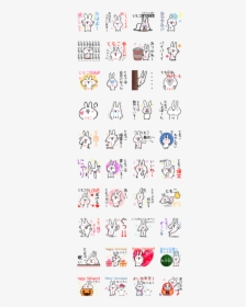 Tomoko Rabbit Sticker, HD Png Download, Free Download