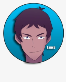 Lance From Voltron On A Pin-back Button , Png Download - Cartoon, Transparent Png, Free Download