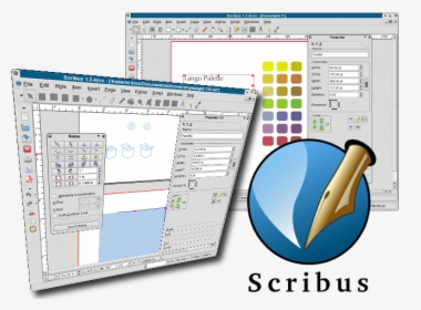 Software Libre Para Comunicadores Sociales - Scribus Icon, HD Png Download, Free Download