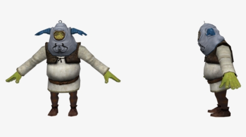 Download Zip Archive - Shrek 3d Model Png, Transparent Png, Free Download