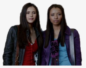 Tvd Elena And Bonnie, HD Png Download, Free Download