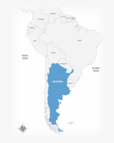 Argentina In The World Map, HD Png Download, Free Download