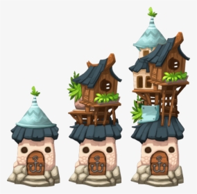 Pirate House Buccaneers House Level 1to3 - Cartoon, HD Png Download, Free Download