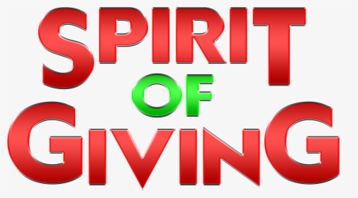 Spirit Of Giving Png, Transparent Png, Free Download