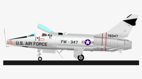 Super Sabre F-100 Airplane - Lockheed F-104 Starfighter, HD Png Download, Free Download
