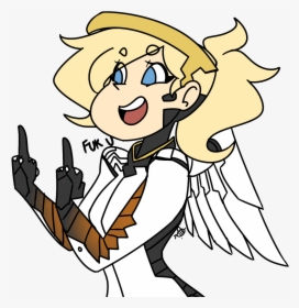 I Have Many Thoughts When I Play Mercy - Overwatch Mercy Thumbs Up, HD Png Download, Free Download