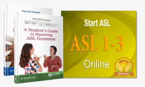Start Asl Online Course - American Sign Language, HD Png Download, Free Download