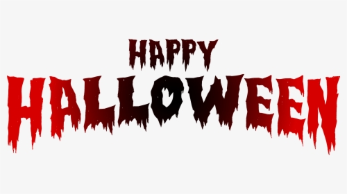 Halloween Text Png - Happy Halloween Png, Transparent Png, Free Download