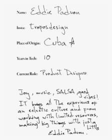 Eddie-paduau - Handwriting, HD Png Download, Free Download