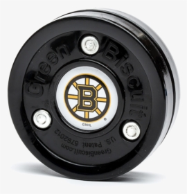 Green Biscuit Boston Bruins Black Stickhandling Training - Boston Bruins, HD Png Download, Free Download