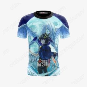 Yu Gi Oh Yusei Fudo And Stardust Dragon 3d T Shirt - Yusei Fudo, HD Png Download, Free Download