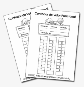 Contador Valor Posicional - Juegos Matematicos De Multiplicacion, HD Png Download, Free Download