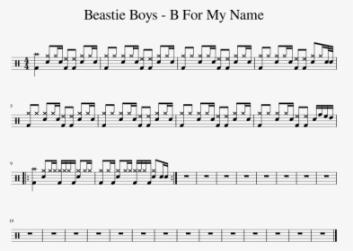 B For My Name , Png Download - Sheet Music, Transparent Png, Free Download