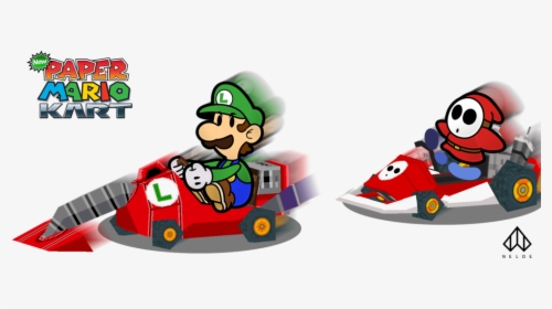 Transparent Death Mario - Super Paper Mario Kart, HD Png Download, Free Download