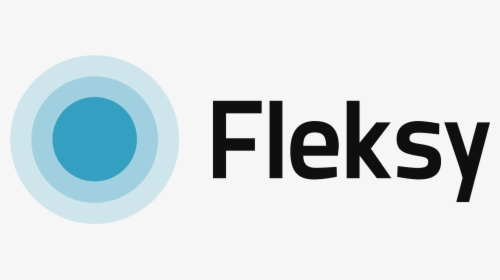 Fleksy Logo Black - Fleksy Logo, HD Png Download - kindpng