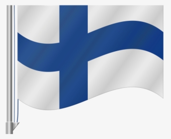 Suomen Lippu Syvatty - Finnish Flag, HD Png Download - kindpng