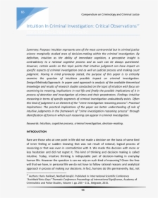66 Compendium On Criminology And Criminal Justce Intuition - [no Title], HD Png Download, Free Download