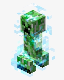 Normal Creeper - Minecraft Charged Creeper, HD Png Download, Free Download