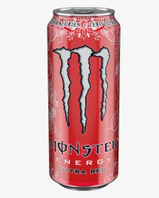 Monster Ultra Red Energy Drink - Monster Energy Drink Red, HD Png Download, Free Download