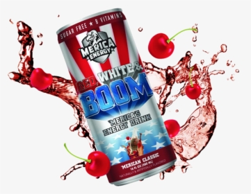 "merica Energy Red White & Boom Drink - Muscle Foods Merica Energy, HD Png Download, Free Download