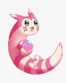 #pink #shiny #furret #pokemon #freetoedit - Cartoon, HD Png Download, Free Download