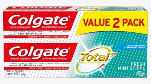 Colgate Toothpaste Fresh Mint Gel Total, HD Png Download, Free Download