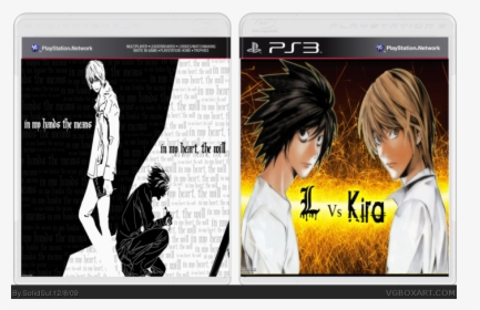 L Vs Kira Box Art Cover - Death Note, HD Png Download, Free Download