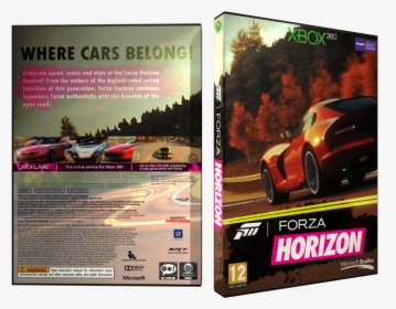 Forza Horizon Box Art Cover - Forza Horizon 4 Game Cover Template, HD Png Download, Free Download