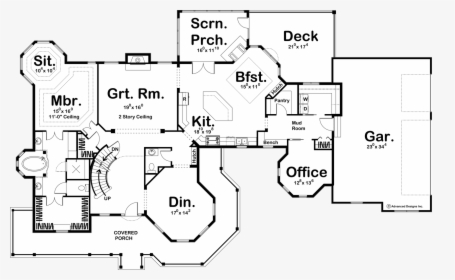 Isabelle Floor Plan - Transparent Background Floor Plan, HD Png Download, Free Download