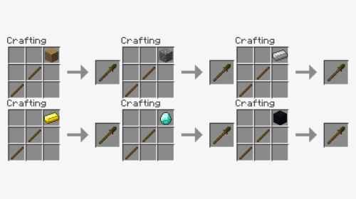 Craft A Spear In Minecraft, HD Png Download, Free Download