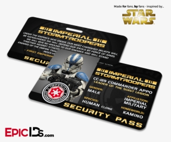 Star Wars Inspired - Star Wars Imperial Id, HD Png Download, Free Download