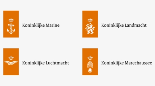 Marechaussee Landmacht Luchtmacht Marine, HD Png Download, Free Download