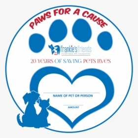 Paws For A Cause 2020 Icon-01 - Circle, HD Png Download, Free Download