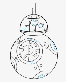 How To Draw Bb-8 From Star Wars - Bb8 Drawing, HD Png Download, Free Download
