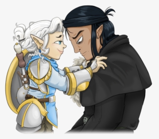Pike Trickfoot And Vax’ildan From The Series “critical, HD Png Download, Free Download