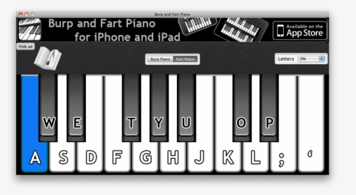 Burp And Fart Piano - Musical Keyboard, HD Png Download, Free Download