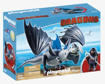 Drago & Thunderclaw Playset - Playmobil How To Train Your Dragon, HD Png Download, Free Download
