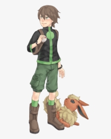 Brunette Pokemon Trainer Male, HD Png Download, Free Download