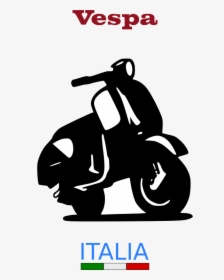 Vespa - Scooter Vespa Clipart, HD Png Download, Free Download