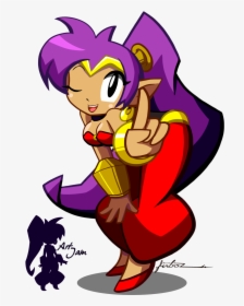 Genie With Purple Hair, HD Png Download, Free Download